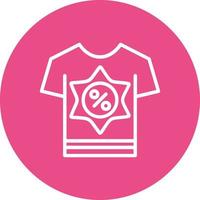 Discount Shirt Vector Icon