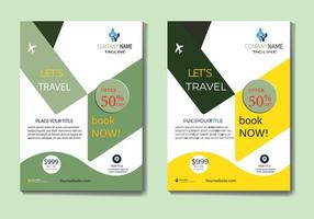 Modern corporative layout business flyer and corporate design A4 size. vector