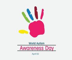 Happy autism awareness day Social Media Banner Design vector