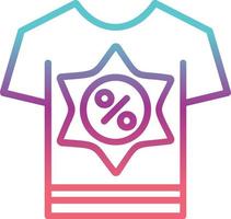 Discount Shirt Vector Icon