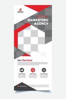 Corporate Business Rollup Banner Template Design vector