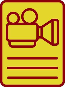 diseño de icono de vector de secuencia de comandos