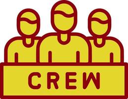 Crew Vector Icon Design