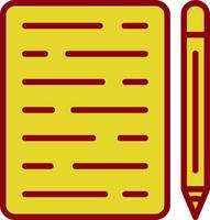 Writing Vector Icon Design