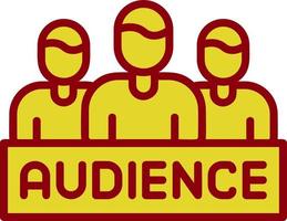 Audience Vector Icon Design