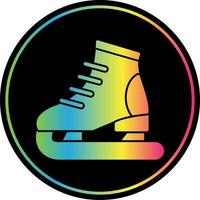 diseño de icono de vector de patinaje sobre hielo