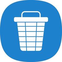 Trash Bin Vector Icon Design