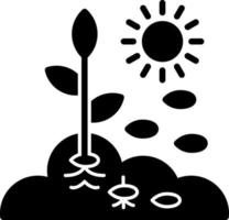 Seeding Vector Icon Design