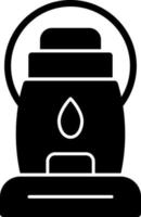 Oil Lamp Vector Icon Design