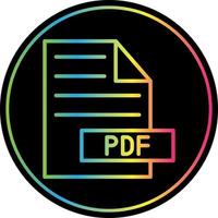 diseño de icono de vector de pdf