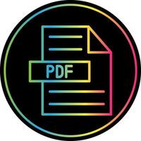 diseño de icono de vector de pdf