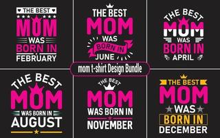 Mom Typography SVG T Shirt Design Bundle for yourself than you are in right place.  I will provide- 1. Unique and High-quality designs at an affordable price. vector