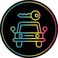 Car Rental Vector Icon Design