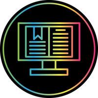 Digital Book Vector Icon Design