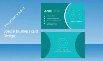 Modern Business card design vector