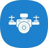 Drone Camera Vector Icon Design