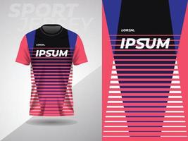 blue pink abstract sports jersey football soccer racing gaming motocross cycling running vector