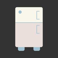 this is the fridge icon vector