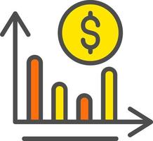 Bar Chart Vector Icon