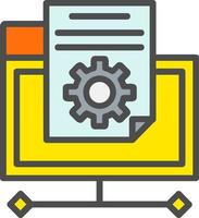 File Management Vector Icon