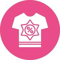 Discount Shirt Vector Icon