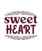 Sweet heart logo design vector