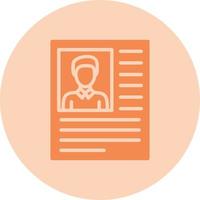 Resume Vector Icon