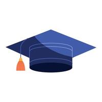 graduation hat accessory vector