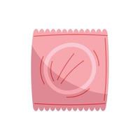 condom in pink pack vector