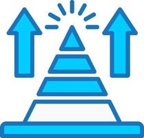 Pyramid Chart Vector Icon