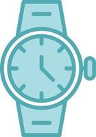 reloj, vector, icono vector