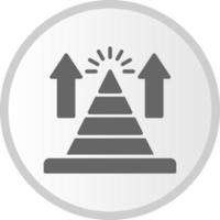 Pyramid Chart Vector Icon