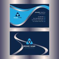 Simple corporate business card design template vector