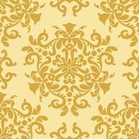 Vintage gold ornament seamless pattern. Decorative texture. Gold, beige. Decorative texture. Digital graphics.For fabric, wallpaper, venetian pattern,textile, packaging. vector