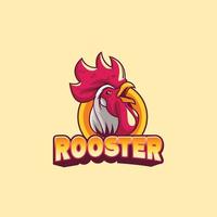 rooster logo, chicken, meat, vintage and business logo design. vector