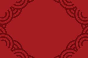 Geometric Oriental Pattern background with preserve space for text vector