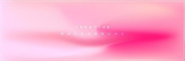 Modern pink romantic gradient banner background design vector