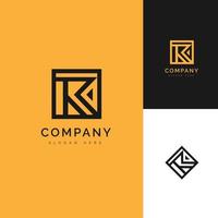 R letter logo with strong style combination box and Arrow vector