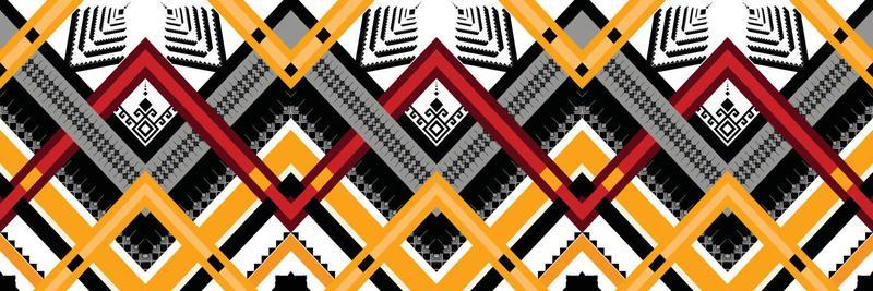 Ethnic geometric pattern vector. Native African American Mexican Indonesia Aztec motif and bohemian pattern elements. designed for background, wallpaper,print, wrapping,tile, batik.vector Aztec motif