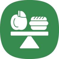 Balanced Diet Vector Icon Design