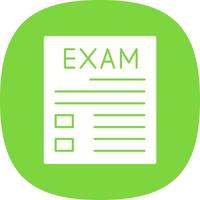 Exam Vector Icon Design