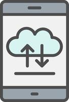 Cloud Computing Vector Icon