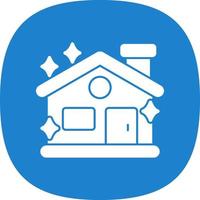 Clean House Vector Icon Design