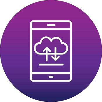Cloud Computing Vector Icon