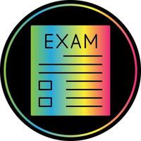 diseño de icono de vector de examen