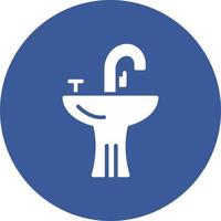 icono de vector de lavabo