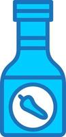 Sauce Bottle Vector Icon