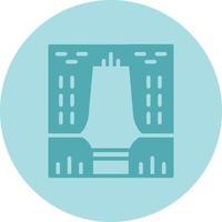Curtains Vector Line Icon