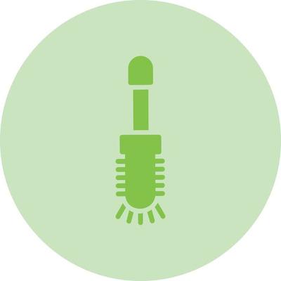 Toilet Brush Vector Line Icon