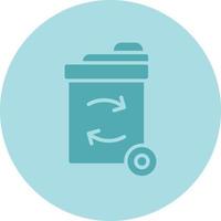 Recycle Bin Vector Line Icon